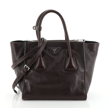 Prada Twin Pocket Tote Glace Calf Small