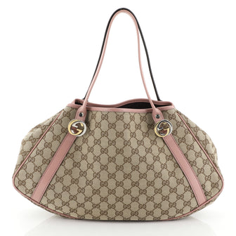 Gucci Twins Tote GG Canvas Medium
