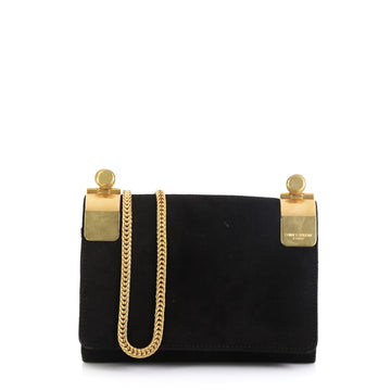 Saint Laurent Flap Crossbody Bag Suede Mini