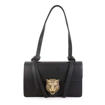 Gucci Animalier Flap Shoulder Bag Leather Medium