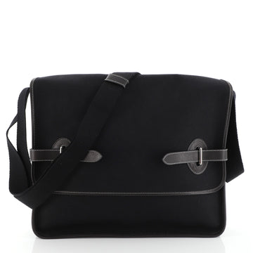 Hermes Officier Buenaventura Messenger Bag Toile PM
