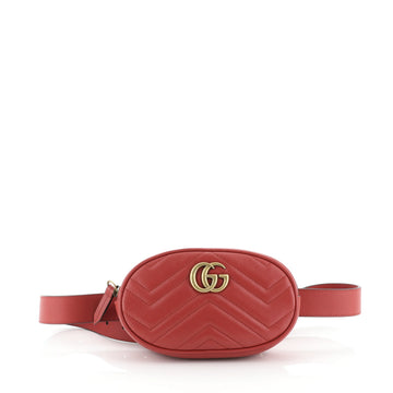 Gucci GG Marmont Belt Bag Matelasse Leather 