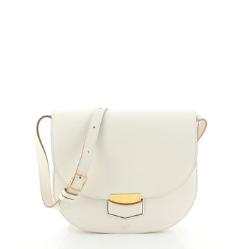 Celine Trotteur Crossbody Bag Grainy Leather Medium