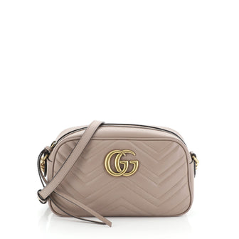 Gucci GG Marmont Shoulder Bag Matelasse Leather Small