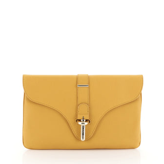 Balenciaga Tube S Clutch Leather 