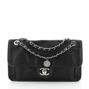 Chanel Up In The Air Flap Bag Perforated Leather Medium