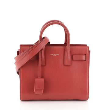 Saint Laurent Sac de Jour Bag Leather Nano