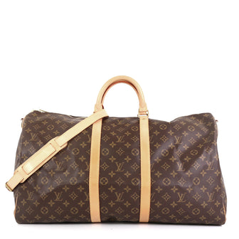 Louis Vuitton Keepall Bandouliere Bag Monogram Canvas 55