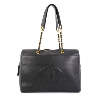 Chanel Vintage Timeless Zip Tote Caviar Large