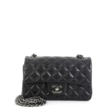 Chanel Classic Single Flap Bag Quilted Lambskin Mini