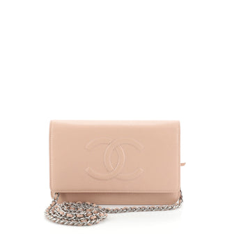 Chanel Timeless Wallet on Chain Caviar 