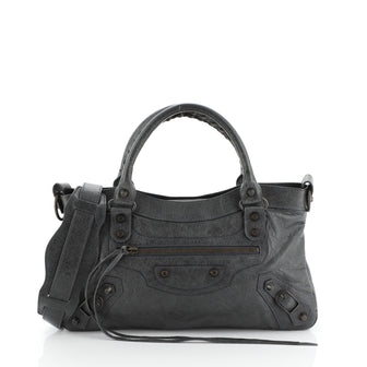 Balenciaga First Classic Studs Bag Leather 