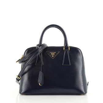 Prada Promenade Bag Vernice Saffiano Leather Small