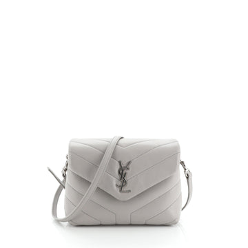 Saint Laurent LouLou Shoulder Bag Matelasse Chevron Leather Toy