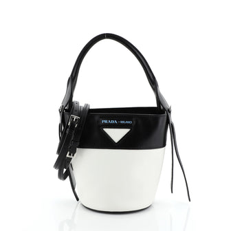 Prada Ouverture Bucket Bag Leather 