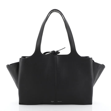 Celine Tri-Fold Shoulder Bag Grained Calfskin Medium