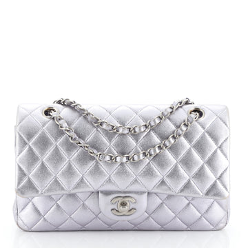 Chanel Vintage Classic Double Flap Bag Quilted Lambskin Medium