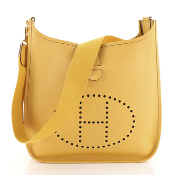 Hermes Evelyne Crossbody Gen I Courchevel GM