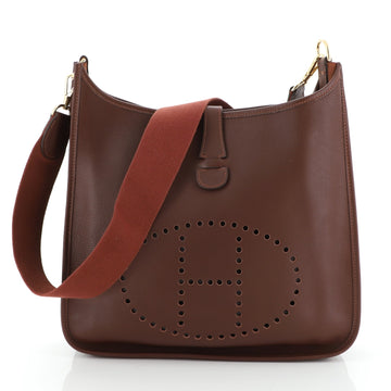 Hermes Evelyne Crossbody Gen I Evergrain GM