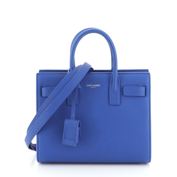 Saint Laurent Sac de Jour Bag Leather Nano