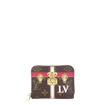 Louis Vuitton Zippy Coin Purse Limited Edition Summer Trunks Monogram Canvas 