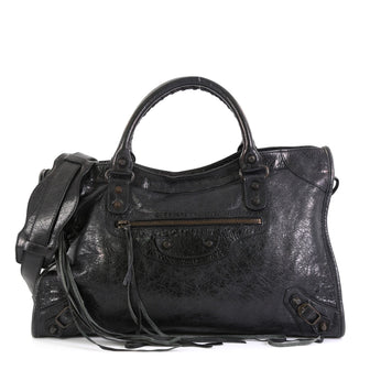 Balenciaga City Classic Studs Bag Leather Medium