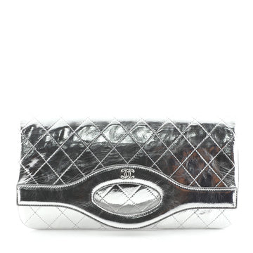 Chanel 31 Pouch Quilted Metallic Calfskin Medium