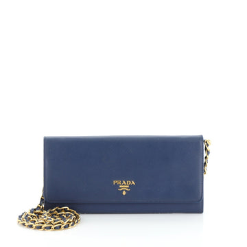 Prada Wallet on Chain Saffiano Leather 