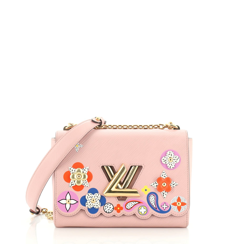 Louis Vuitton Twist Handbag Limited Edition Bloom Flower Epi Leather MM at  1stDibs