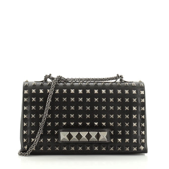 Valentino Va Va Voom Clutch Full Studded Leather Medium