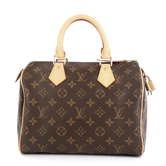 Louis Vuitton Speedy Handbag Monogram Canvas 25