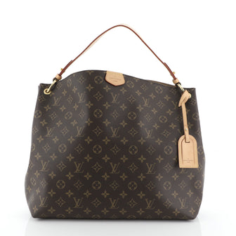 Louis Vuitton Graceful Handbag Monogram Canvas MM