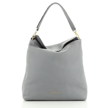 Burberry Cale Hobo Grainy Leather Medium