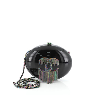 Chanel Evening On The Moon Minaudiere Resin with Chain Detail 