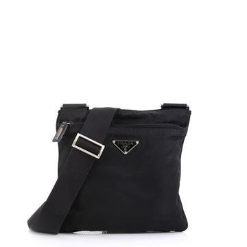 Prada Zip Messenger Bag Tessuto Small