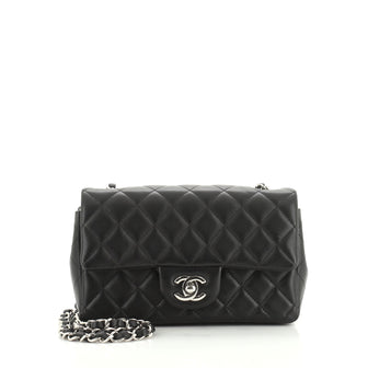 Chanel Classic Single Flap Bag Quilted Lambskin Mini