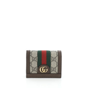 Gucci Ophidia Card Case GG Coated Canvas 