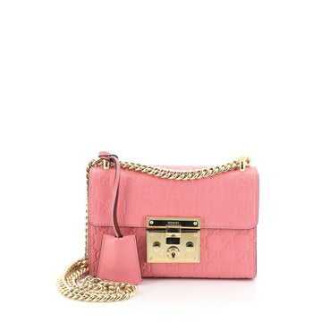 Gucci Padlock Shoulder Bag Guccissima Leather Small