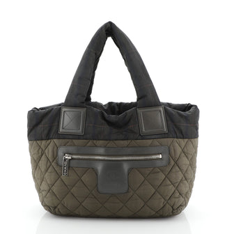 Chanel Coco Cocoon Reversible Tote Quilted Nylon Small