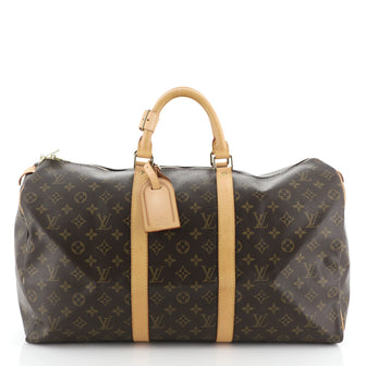 Louis Vuitton Keepall Bag Monogram Canvas 50