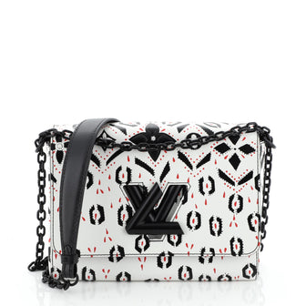 Louis Vuitton Twist Handbag Limited Edition Graphic Leather MM
