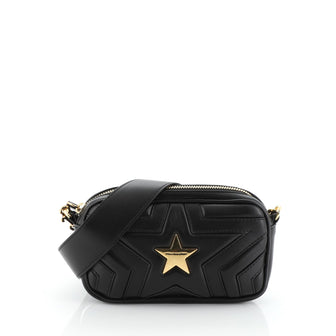 Stella McCartney Stella Star Convertible Waist Bag Quilted Faux Leather 