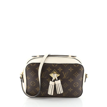 Louis Vuitton Saintonge Handbag Monogram Canvas with Leather 