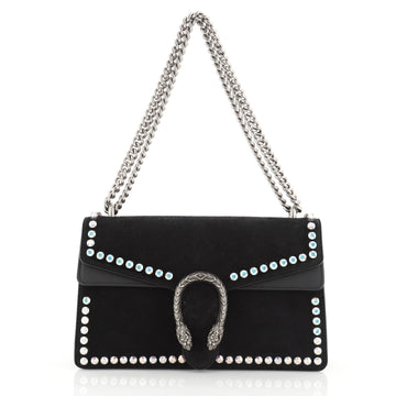 Gucci Dionysus Bag Crystal Embellished Suede Small