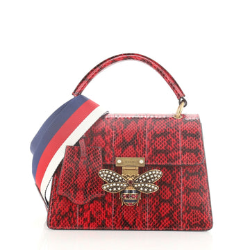 Gucci Queen Margaret Top Handle Bag Snakeskin Small