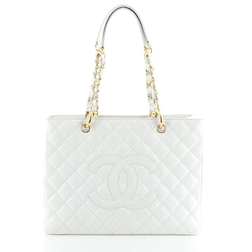 Chanel Vintage Grand Shopping Tote Quilted Caviar 