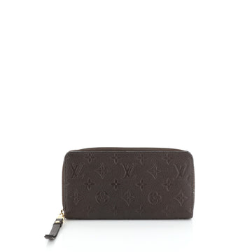 Louis Vuitton Zippy Wallet Monogram Empreinte Leather 