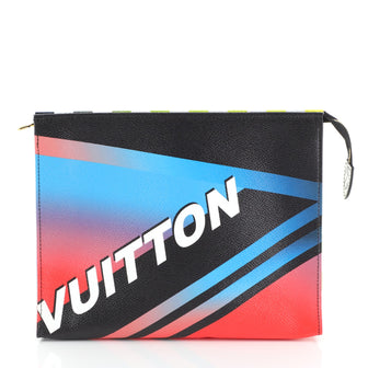 Louis Vuitton Toiletry Pouch Limited Edition Race Leather 26