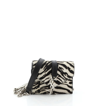 Saint Laurent Classic Monogram Candy Crossbody Bag Pony Hair Toy