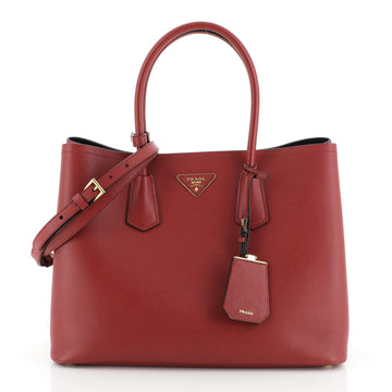 Prada Cuir Double Tote Saffiano Leather Large